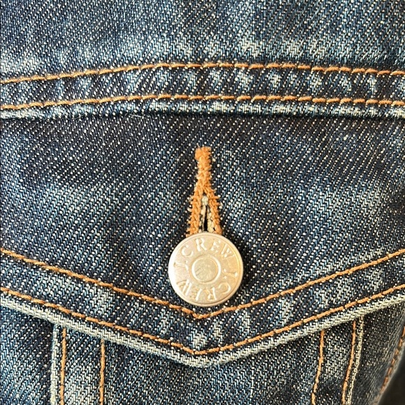 J. Crew Dark Blue Denim Jacket - Picture 3 of 8